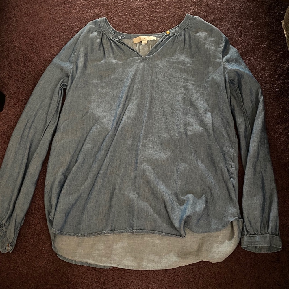 LOFT long sleeve blouse